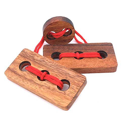 ROMBOL Befrei den Ring, EIN Seilpuzzle, Holzspiel, Denkspiel, Knobelspiel, Geduldspiel aus Holz ROMBOL Befrei den Ring, EIN Seilpuzzle, Holzspiel, Denkspiel, Knobelspiel, Geduldspiel aus Holz von ROMBOL