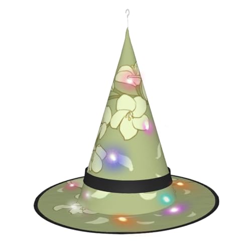 RoMuKa Cartoon Begonie Dazzling Led Witch Hat Be The Center Of Your Halloween Party Halloween Pointed Hat Hat Halloween Decorative Hat Led Glowing Hat von RoMuKa