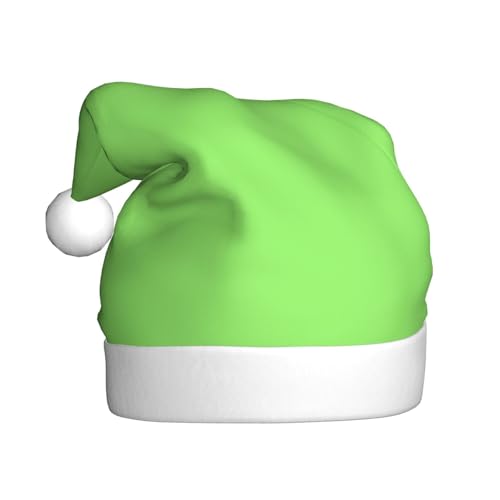 RoMuKa Einfarbige hellgrüne modische klassische Weihnachtsmütze aus weichem und warmem Stoff Personalisiertes Musterdesign verleiht Ihrem Urlaub eine warme Atmosphäre von RoMuKa