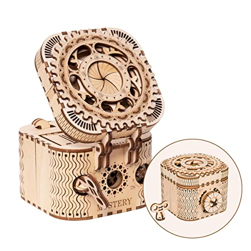 RoWood 3D Puzzle Rätselbox aus Holz - DIY Schatztruhe Cluebox Holzpuzzle Modellbau Modellbausatz für Erwachsene und Jugendliche - Basteln Geschenke für Männer und Frauen RoWood 3D Puzzle Rätselbox aus Holz - DIY Schatztruhe Cluebox Holzpuzzle Modellbau Modellbausatz für Erwachsene und Jugendliche - Basteln Geschenke für Männer und Frauen von rowood