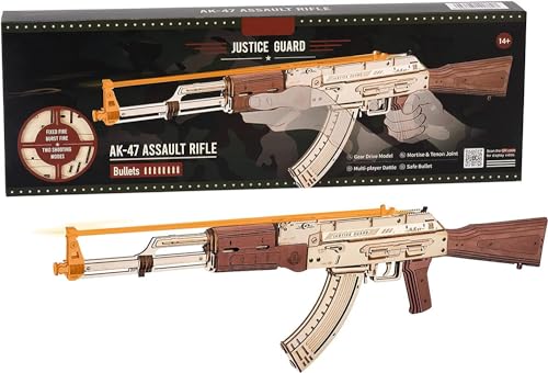 ROWOOD 3D Puzzle Holz AK47 Modellbau, DIY Spielzeug Gewehr, Holzpuzzle Modellbausatz Bastelsets Geschenk für Erwachsene und Junge ROWOOD 3D Puzzle Holz AK47 Modellbau, DIY Spielzeug Gewehr, Holzpuzzle Modellbausatz Bastelsets Geschenk für Erwachsene und Junge von rowood