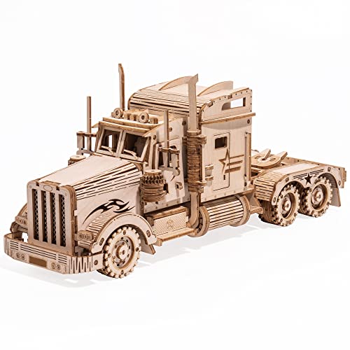 RoWood 3D Puzzle LKW Modellbau aus Holz - DIY Holzpuzzle Schwerer Lastkraftwagen Modellbausatz Bausatz für Erwachsene und Junge- Geschenke für Männer und Frauen RoWood 3D Puzzle LKW Modellbau aus Holz - DIY Holzpuzzle Schwerer Lastkraftwagen Modellbausatz Bausatz für Erwachsene und Junge- Geschenke für Männer und Frauen von rowood