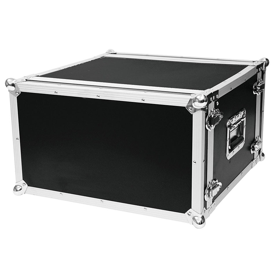 Roadinger Effect Rack CO DD, 6U, 24cm deep, black 19"-Rack von Roadinger