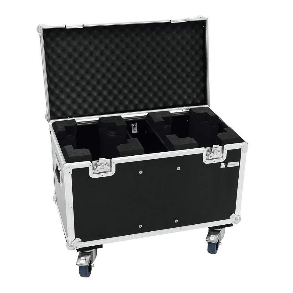 Roadinger Flightcase 2x TMH-X5 with Wheels Lichtcase Roadinger Flightcase 2x TMH-X5 with Wheels Lichtcase von Roadinger