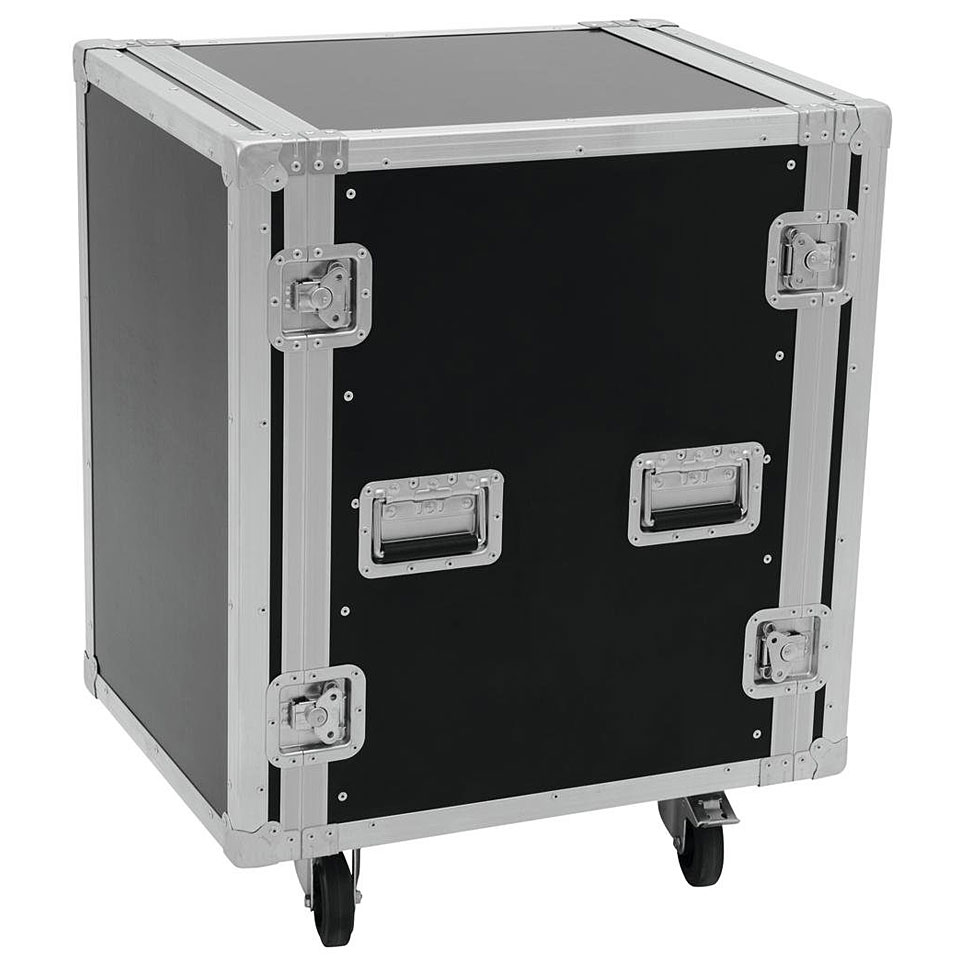 Roadinger Rack Profi KM 16U 55 cm with wheels 19"-Rack Roadinger Rack Profi KM 16U 55 cm with wheels 19"-Rack von Roadinger