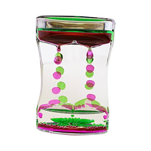 Liquid Motion Bubbler Timer Lustiger Wasser Timer Fidget Toy Sand Timer Stress Relief Helle Farbe Flüssig Timer Sensorisches Spielzeug für Kinder Erwachsene Schreibtisch Spielzeug Rosa Grün Liquid Motion Bubbler Timer Lustiger Wasser Timer Fidget Toy Sand Timer Stress Relief Helle Farbe Flüssig Timer Sensorisches Spielzeug für Kinder Erwachsene Schreibtisch Spielzeug Rosa Grün von Roadoor
