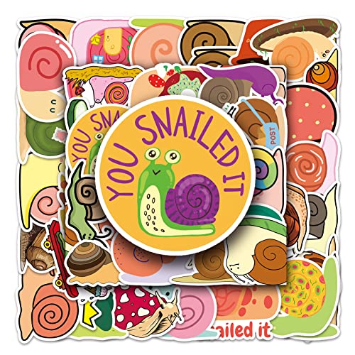Roadoor 50 Stück You Snail It Aufkleber, wasserdichte Vinyl-Aufkleber, süße Cartoon-Aufkleber für Laptop, Scrapbooking, Scooter, Skateboard, Wasserflaschen Mehrfarbig 2 "-3" Roadoor 50 Stück You Snail It Aufkleber, wasserdichte Vinyl-Aufkleber, süße Cartoon-Aufkleber für Laptop, Scrapbooking, Scooter, Skateboard, Wasserflaschen Mehrfarbig 2 "-3" von Roadoor