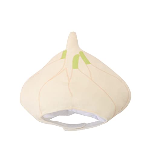 Roadoor Plüsch-Knoblauch mütze, lustige Gemüse-Kopf bedeckungen für Jugendliche, 17 "X11.4 lustige Party hüte mit verstellbarem Riemen Halloween-Feiertags-Kopf bedeckungen Beige Einheitsgröße Roadoor Plüsch-Knoblauch mütze, lustige Gemüse-Kopf bedeckungen für Jugendliche, 17 "X11.4 lustige Party hüte mit verstellbarem Riemen Halloween-Feiertags-Kopf bedeckungen Beige Einheitsgröße von Roadoor