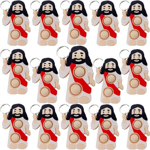 Roaqua 20 Packungen Jesus-Mini-Pops für Schule, Weihnachten, Urlaub, Partygeschenke und Schülerpreise vom Lehrer Roaqua 20 Packungen Jesus-Mini-Pops für Schule, Weihnachten, Urlaub, Partygeschenke und Schülerpreise vom Lehrer von Roaqua