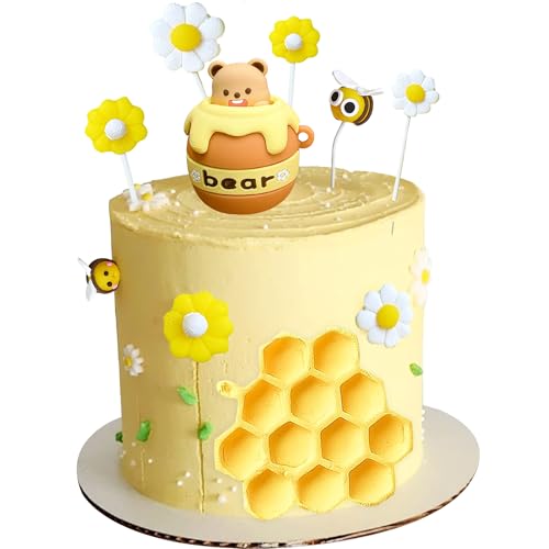 Biene Kuchen Dekoration Honigbär Tortendekoration Honigwaben Tortendekoration Bienen Cupcake Topper Kleine Biene zur Dekoration Gänseblümchen Tortenauflege für Babyparty Geburtstag Brautparty Biene Kuchen Dekoration Honigbär Tortendekoration Honigwaben Tortendekoration Bienen Cupcake Topper Kleine Biene zur Dekoration Gänseblümchen Tortenauflege für Babyparty Geburtstag Brautparty von Roaring Good Time