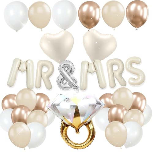 Boho Gold Weiß Mr & Mrs Banner Verlobung Dekorationen Verlobung Ankündigung Schilder Luftballons Verlobung Banner Ring Ballon Weißgold Boho Gold Weiß Mr & Mrs Banner Verlobung Dekorationen Verlobung Ankündigung Schilder Luftballons Verlobung Banner Ring Ballon Weißgold von Roaring Good Time
