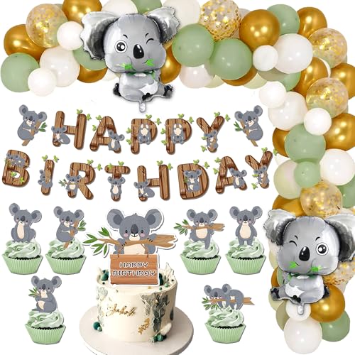 Koala Geburtstag Dekorationen Koala Ballon Koala Party Supplies Koalas Geburtstag Banner Koala Thema Party Dekoration Koala Geburtstag Dekorationen Koala Ballon Koala Party Supplies Koalas Geburtstag Banner Koala Thema Party Dekoration von Roaring Good Time