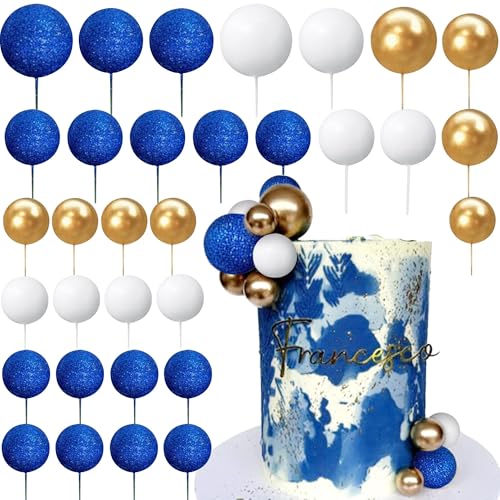Roaring Good Time Blau Ball Kuchen Topper Gold Ballons für Kuchen Dekoration Zubehör Bälle Kuchen Dekorationen für Geburtstag Hochzeit Brautdusche BabyDusche Roaring Good Time Blau Ball Kuchen Topper Gold Ballons für Kuchen Dekoration Zubehör Bälle Kuchen Dekorationen für Geburtstag Hochzeit Brautdusche BabyDusche von Roaring Good Time