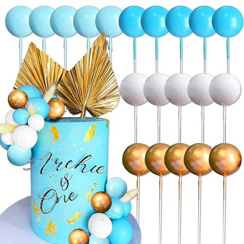 Roaring Good Time Blaue Tortendekoration Blaue Goldkugeln Kuchendekoration Tortenaufleger Its a Cake Dekoration Tortendekoration für Hochzeit Brautparty Geburtstag Roaring Good Time Blaue Tortendekoration Blaue Goldkugeln Kuchendekoration Tortenaufleger Its a Cake Dekoration Tortendekoration für Hochzeit Brautparty Geburtstag von Roaring Good Time