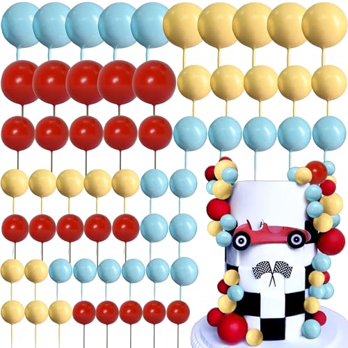 Roaring Good Time Fast One Tortenaufleger Rennwagen Geburtstagstorte Dekorationen Zwei schnelle Party Supplies Geschenke für Rennwagen Checkered Flag Geburtstag Party Dekorationen von Roaring Good Time