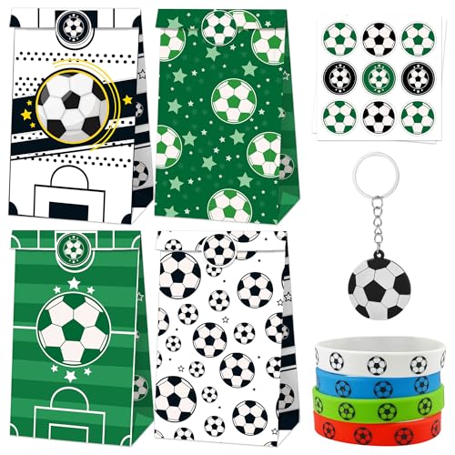 Roaring Good Time Fußball-Partytütenfüller, Fußballtüten, Schlüsselanhänger, Silikon-Armband, Fußball-Piniata-Füller, Kinder-Partyzubehör, Zubehör für Jungen Roaring Good Time Fußball-Partytütenfüller, Fußballtüten, Schlüsselanhänger, Silikon-Armband, Fußball-Piniata-Füller, Kinder-Partyzubehör, Zubehör für Jungen von Roaring Good Time