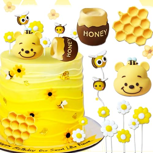 Roaring Good Time Kuchendekoration mit Hummel, Bär, Babyparty, Kuchendekoration, lustiger Biene Roaring Good Time Kuchendekoration mit Hummel, Bär, Babyparty, Kuchendekoration, lustiger Biene von Roaring Good Time