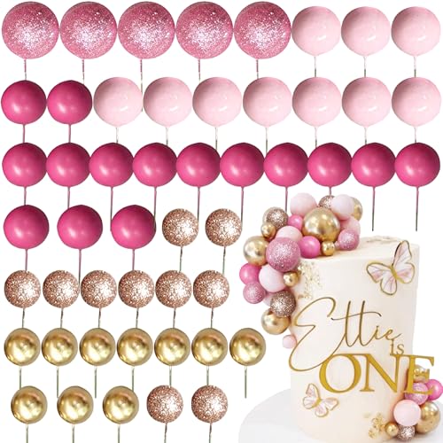 Roaring Good Time Rosa Ball Kuchen Topper Rose Gold Ballons für Kuchen Dekoration Zubehör Bälle Kuchen Dekorationen für Geburtstag Hochzeit Brautdusche BabyDusche Roaring Good Time Rosa Ball Kuchen Topper Rose Gold Ballons für Kuchen Dekoration Zubehör Bälle Kuchen Dekorationen für Geburtstag Hochzeit Brautdusche BabyDusche von Roaring Good Time