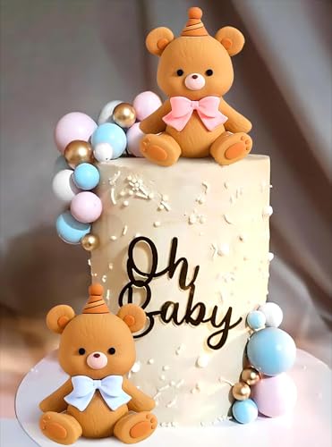Rosa Blau Gender Reveal Cake Toppers Bär Cake Topper Junge oder Mädchen Kuchen Topper Bär Kuchendekoration Babyparty Kuchendekorationen Rosa Blau Gender Reveal Cake Toppers Bär Cake Topper Junge oder Mädchen Kuchen Topper Bär Kuchendekoration Babyparty Kuchendekorationen von Roaring Good Time