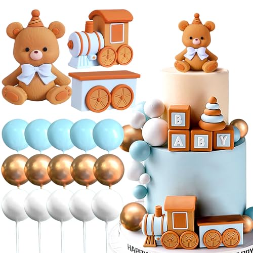 Roaring Good Time Teddybär Tortendeko Taufe Junge Tortendeko Junge 1 Jahr Blau Tortendeko Teddybär Kuchen Dekoration für Babyshower Hochzeit Geburtstag Party Roaring Good Time Teddybär Tortendeko Taufe Junge Tortendeko Junge 1 Jahr Blau Tortendeko Teddybär Kuchen Dekoration für Babyshower Hochzeit Geburtstag Party von Roaring Good Time