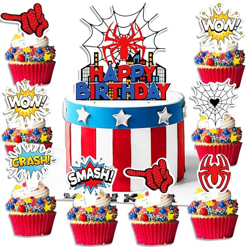 Superhelden Geburtstag Kuchen Dekoration Superhelden Cupcake Dekoration Spinne Kuchen Dekoration Spinne Geburtstag Party Superhelden Party Favors Superhelden Geburtstag Kuchen Dekoration Superhelden Cupcake Dekoration Spinne Kuchen Dekoration Spinne Geburtstag Party Superhelden Party Favors von Roaring Good Time