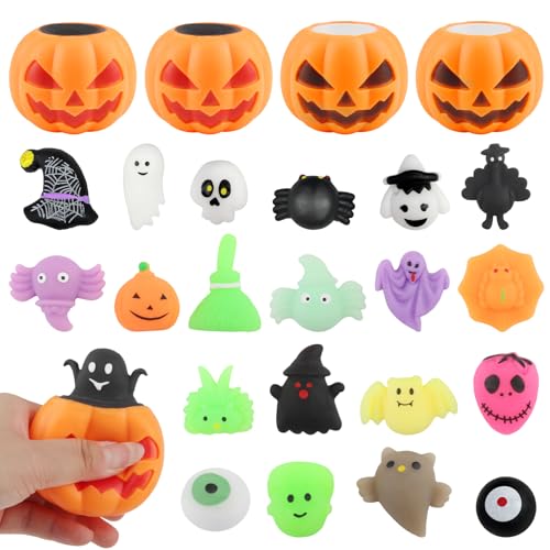 24 Stück Halloween Squeeze Toys Kinder Halloween Kürbis Spielzeug Geschenke mit 4 Kürbis Geist Squeeze Spielzeug 20 HalloweenSqueeze Toy für Halloweenfeiern Jungen und Mädchen 24 Stück Halloween Squeeze Toys Kinder Halloween Kürbis Spielzeug Geschenke mit 4 Kürbis Geist Squeeze Spielzeug 20 HalloweenSqueeze Toy für Halloweenfeiern Jungen und Mädchen von RobLuX