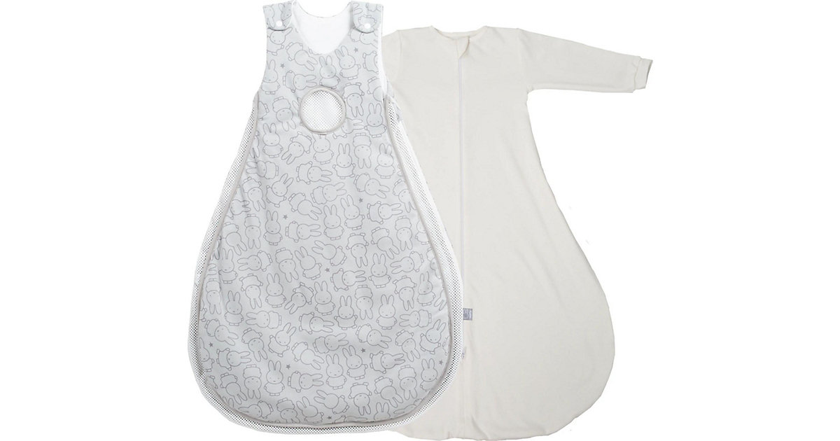 Babyschlafsack Air PLUS 'safe asleep' + Strampelsack, 2-tlg, 86/92cm Miffy creme/grau Babyschlafsack Air PLUS 'safe asleep' + Strampelsack, 2-tlg, 86/92cm Miffy creme/grau von roba