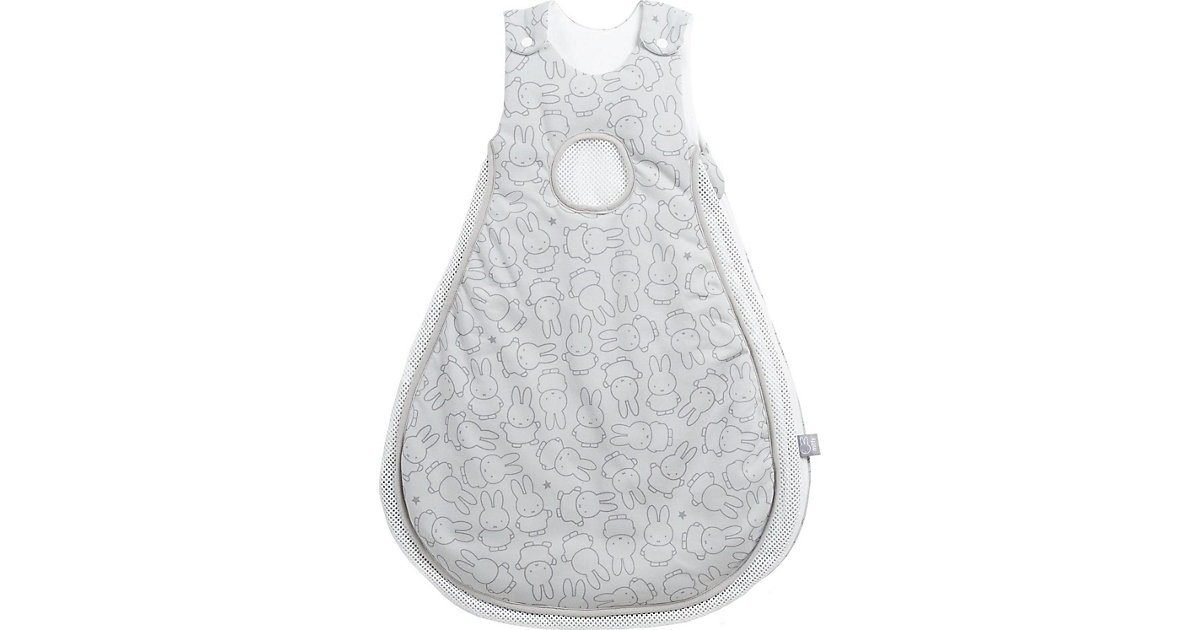 Babyschlafsack Air 'safe asleep', Größe 56/62 Miffy creme/grau Babyschlafsack Air 'safe asleep', Größe 56/62 Miffy creme/grau von roba