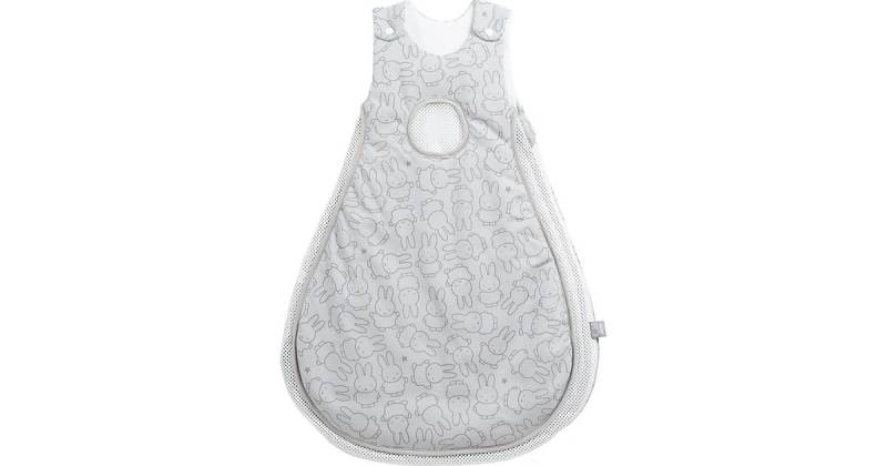 Babyschlafsack Air 'safe asleep', Größe 56/62 Miffy creme/grau von roba