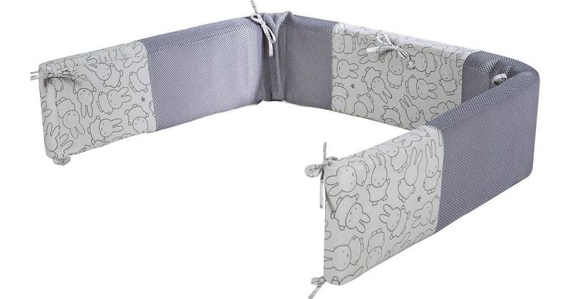 Nestchen Air PLUS 'safe asleep', weiß/blau - 170 cm flieder/grau von roba