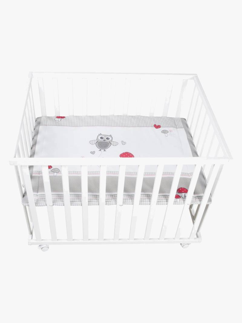 Roba Laufgitter mit Rädern, Adam &  Owl White von Roba