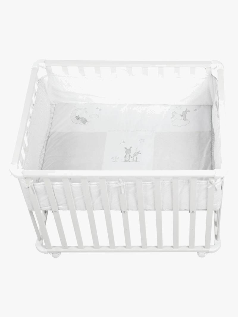 Roba Laufgitter mit Rädern, Fox &  Bunny White von Roba