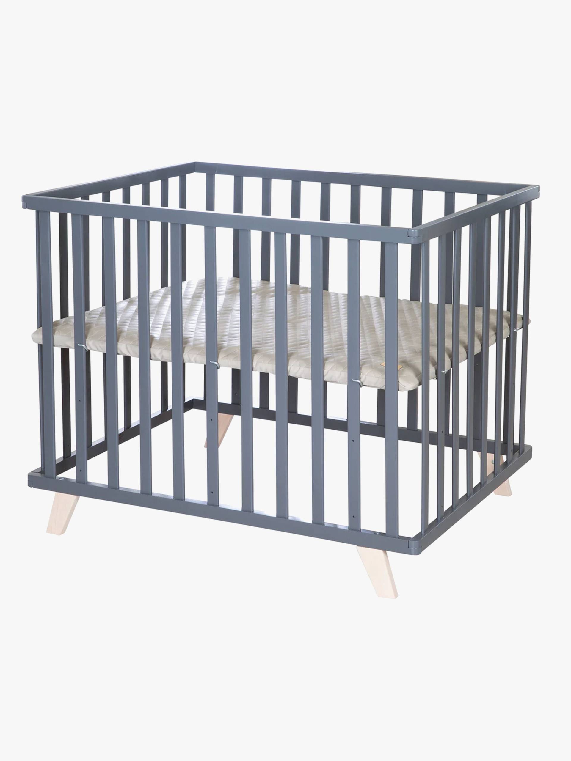 Roba Lil Planet Laufgitter Auf Fuß, Anthracite &  Greyish Quilted von Roba