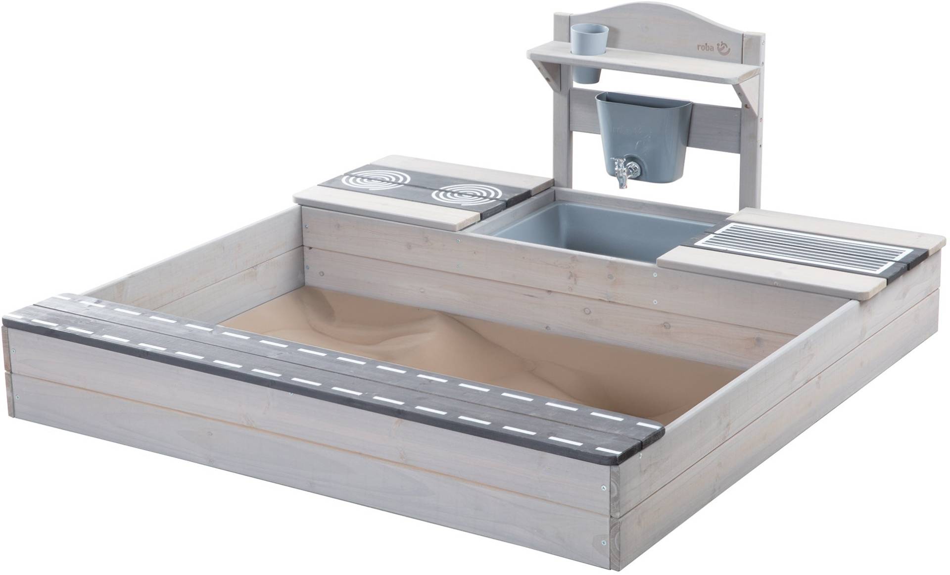 Roba Sandkasten mit Matschküche, Grau Roba Sandkasten mit Matschküche, Grau von Roba