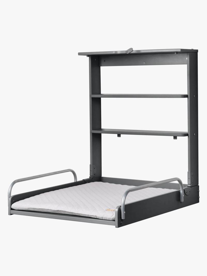 Roba Wandmontierter Wickeltisch & Wickelunterlage, Anthracite Lacquered/Silver Grey Roba Wandmontierter Wickeltisch & Wickelunterlage, Anthracite Lacquered/Silver Grey von Roba