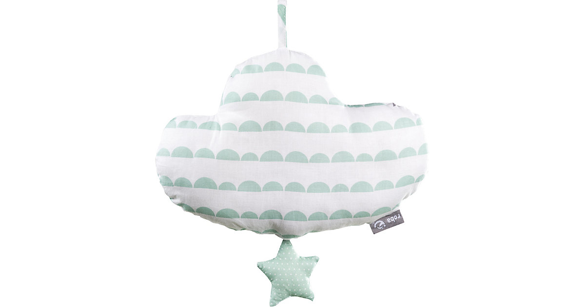 Spieluhr Happy Cloud, mit Stern, mint von roba
