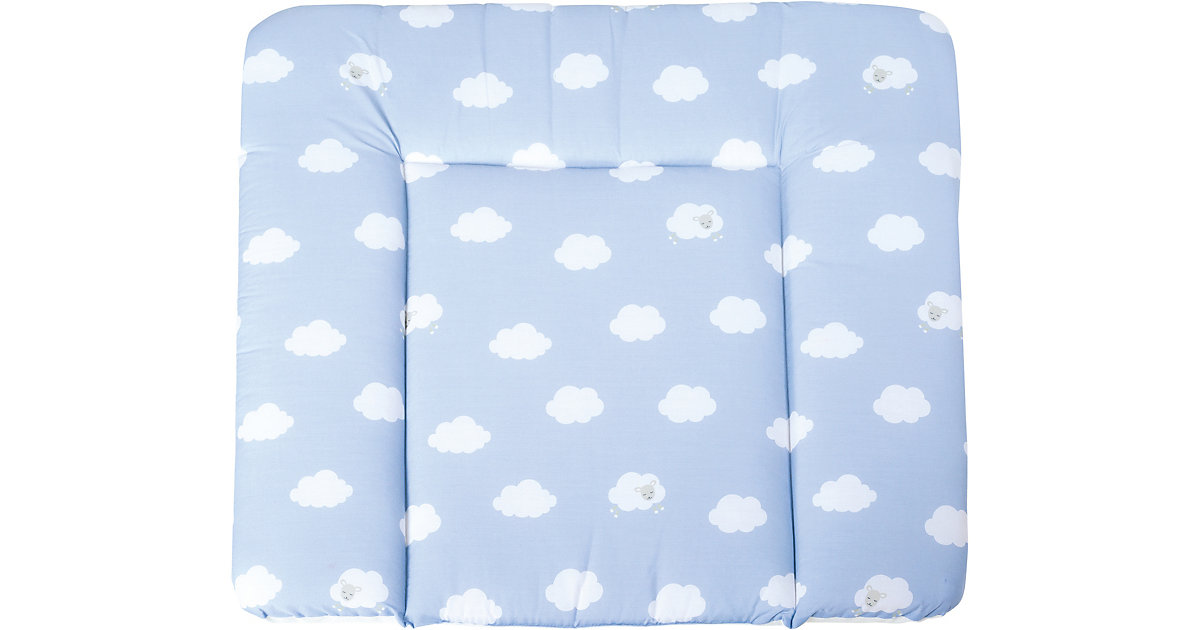Wickelauflage Kleine Wolke, blau, 85 x 75 cm von roba