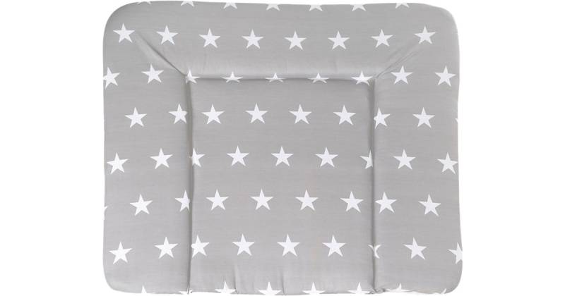Wickelauflage Soft, Little Star grau, 85 x 75 cm Gr. 75 x 85 von roba