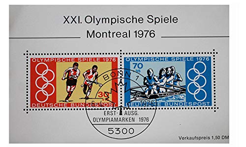 Robbert´s Briefmarken BRD Block Nr. 12, "Olympische Sommerspiele Montreal 1976", Sonderstempel, gestempelt, 3 Stück Robbert´s Briefmarken BRD Block Nr. 12, "Olympische Sommerspiele Montreal 1976", Sonderstempel, gestempelt, 3 Stück von Robbert
