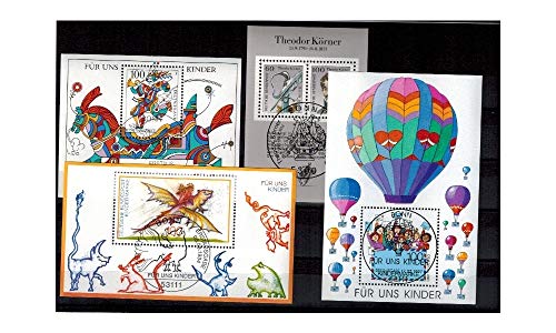 Robbert´s Briefmarken Blockausgaben Bundesrepublik Deutschland, bestehend aus Bl. 25, Bl. 30, Bl. 35, Bl. 40, mit Sonderstempel Robbert´s Briefmarken Blockausgaben Bundesrepublik Deutschland, bestehend aus Bl. 25, Bl. 30, Bl. 35, Bl. 40, mit Sonderstempel von Robbert