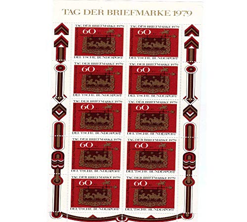 Robbert´s Briefmarken Bund MiNr. 1023, Kleinbogen Tag der Briefmarke, 1979, postfrisch Robbert´s Briefmarken Bund MiNr. 1023, Kleinbogen Tag der Briefmarke, 1979, postfrisch von Robbert