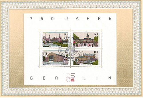 Robbert´s ETB Berlin 1987, "750 Jahre Berlin, Ersttagsblatt von Robbert