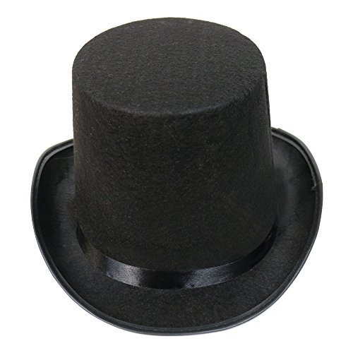 Robelli Schwarz Felt Viktorianisches Kostüm Zylinder Robelli Schwarz Felt Viktorianisches Kostüm Zylinder von Robelli
