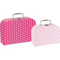 Goki 60717 - Koffer mit rosa Muster von Gollnest & Kiesel KG