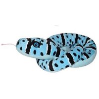 Plüsch blaue Felsenrasselschlange 137 cm Plüsch blaue Felsenrasselschlange 137 cm von Robert Kuhn AG