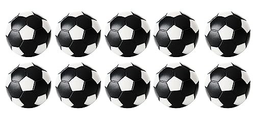 Robertson Kickerball Winspeed 32 mm 10er Set schwarz/weiß, farbecht, Abriebfest und langlebig, für Tischfußball und Tischkicker, 10 Stück von Robertson