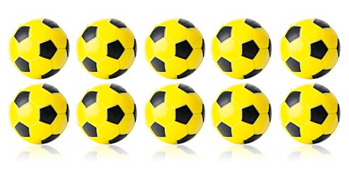 Robertson Kickerball Winspeed 35 mm 10er Set gelb-schwarz, farbecht, Abriebfest und langlebig, für Tischfußball und Tischkicker von Robertson