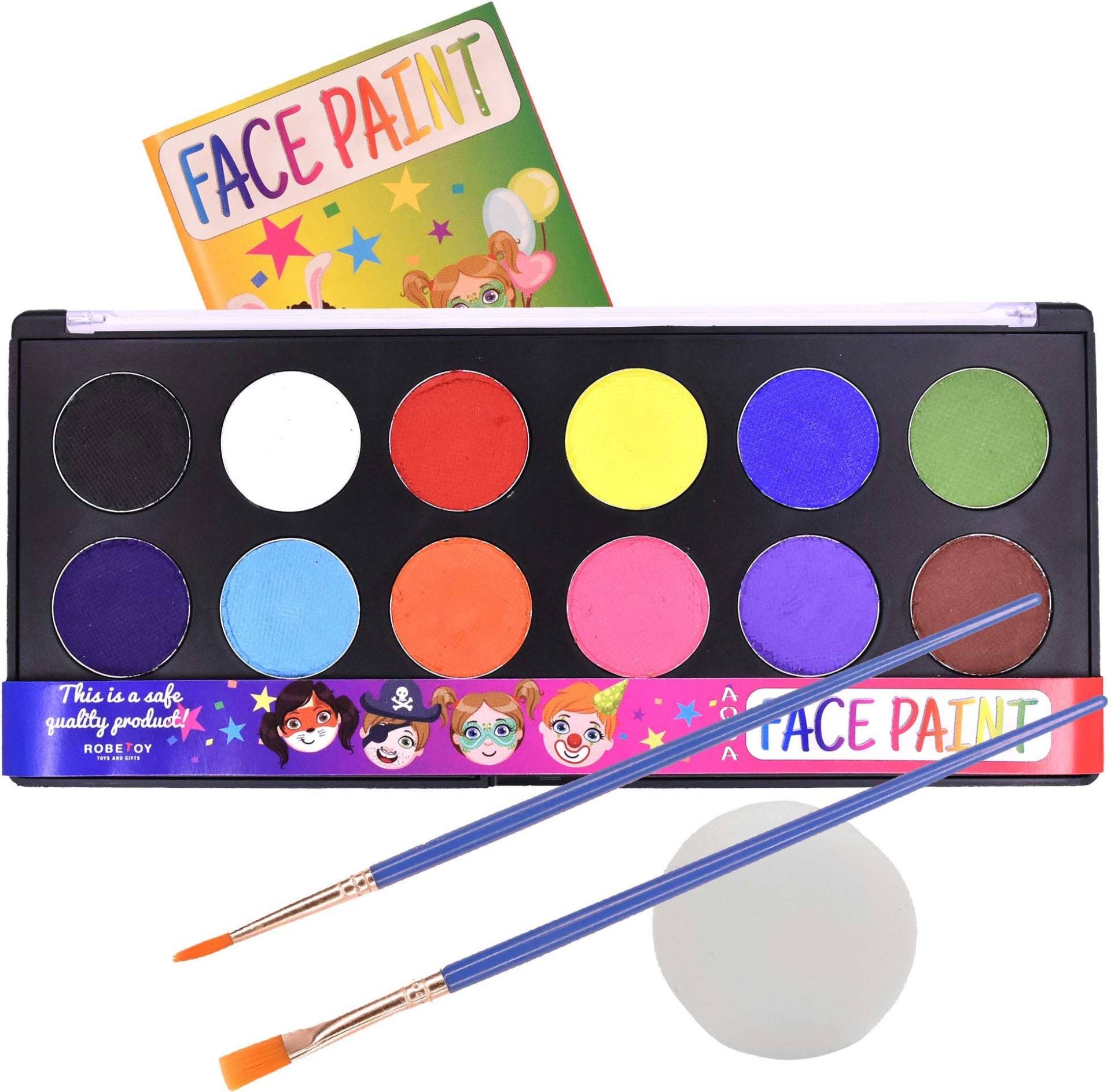 Robetoy Gesichtsbemalung 12 Farben Robetoy Gesichtsbemalung 12 Farben von Robetoy