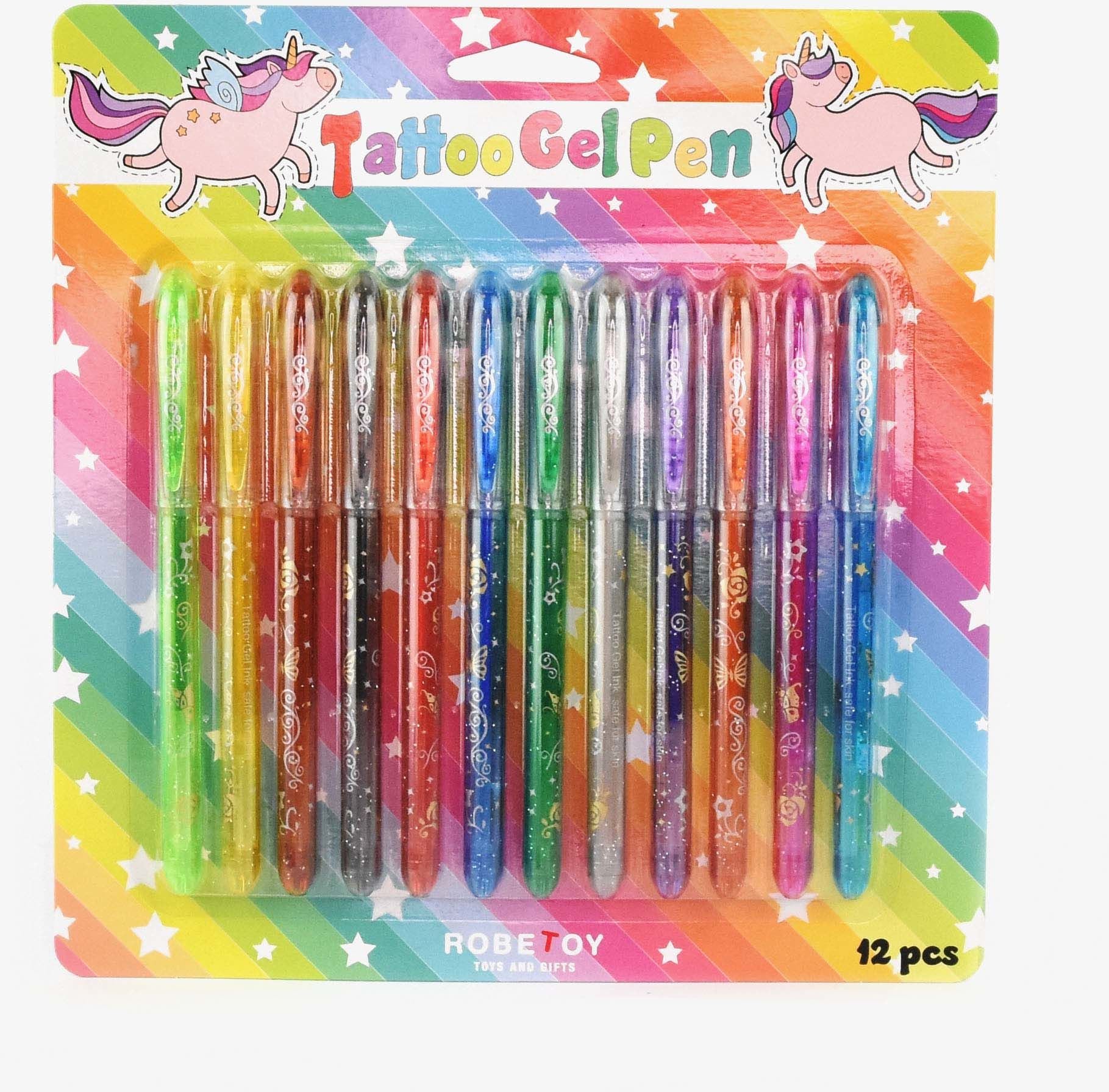 Robetoy Tattoo-Stift 12er-Pack Robetoy Tattoo-Stift 12er-Pack von Robetoy