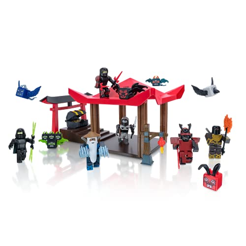 Roblox ROB0497 Ninja Legends Deluxe Spielset mit 6 Actionfiguren, Accessoires und exklusivem Spielcode, Spielzeug für Kinder ab 6 Jahren von TOY PARTNER